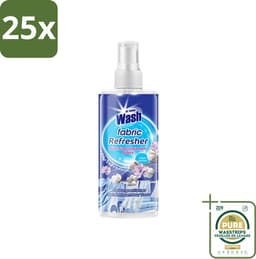25 x At Home - Wash - Textielverfrisser - Fresh Cotton - Neutraliseert Onaangename Geuren - 300 ml - Grootverpakking - Textielverfrisser - Katoengeur - Geur Neutraliseren - Kleding Verfrissen - Stoffen Verfrissen — thumbnail 1