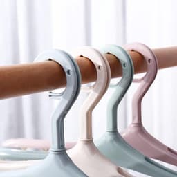 4 Stuks Kleurrijke Sokkendroogrekken - Per Stuk 8 Knijpers - Blauw Groen Paars Geel - Windbestendige Plastic Washanger - Voor Sokken BH Ondergoed — thumbnail 2