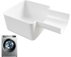 Wasmachine Afvoerbak Pluizenverzamelaar accessoire | Voorlader Wasmachine Afvoerbak Voor Vloer- en Wasruimtebescherming, Geur- en Watervlekpreventie, Schone Vloer, Gootsteen