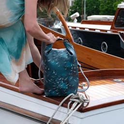 Drybag Droogtas, rugzak, roltop, waterdicht, van zeildoek, tas voor SUP, surfen, kajakken, outdoor, design marina — thumbnail 3