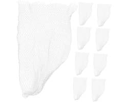 Net Tassen - Opbergzakken - Zeevoedsel Opslag - Herbruikbaar Nylon - 100 Stuks - Wit