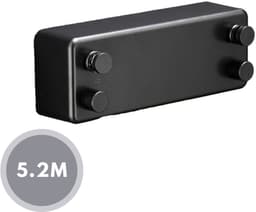 Livista Uittrekbare Waslijn – 10,4M Totale Lengte（2 x 5,2M） – Tot 20 kg – Sterke Stalen Kern – Drooglijn – Zonder Boren – Gelijkmatig Oprolbaar – Binnen & Buiten — thumbnail 1