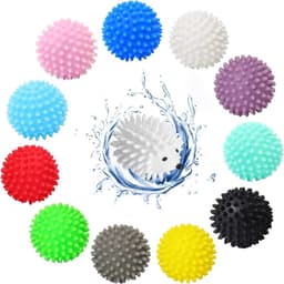 12 stuks drogerballen voor wasdroger, wasballen, drogerballen voor donsjacks, wasballen voor wasmachine en droger, wasbal voor wasmachine, wasballen — thumbnail 1