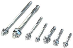 Boutankers M10 - Wigankers pluggen - Bevestigen in beton - ETA-05/0241 goedgekeurd - 80 mm lengte - Verzinkt — thumbnail 2