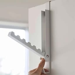 Droogrek Over Deur - Kledinghanger Haken - Ruimtebesparende Opslag - Opvouwbare Structuur - 6 Groeven 6H cm - Meerkleurig — thumbnail 2