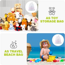 Herbruikbare waszakken met koord (30 x 40 cm) voor lingerie, shirts, sokken en rokken — thumbnail 2