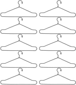 Poppenkleerhanger Ruimtebesparend - Metalen Hanger - Lichtgewicht - Draagbaar - Decoratief - 150 mm - Poppenhanger — thumbnail 2