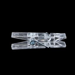 Dailygoods - 50 stuks veerklemmen, transparante wasknijpers, transparante plastic klemmen, miniklemmen voor foto's, kerstverlichting, hangend — thumbnail 4