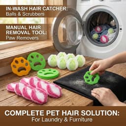 Huisdierhaarverwijderaar wasbal 16 stuks - pluizenbollen voor wasmachine - effectief kattenhaar verwijderen - ShopVlot — thumbnail 2