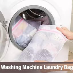 Waszak 6-delig - Waszakken voor wasgoed - Waszak met ritssluiting - Wasnet groot/medium/klein - Bescherming voor delicate kleding - Duurzaam en robuust — thumbnail 3