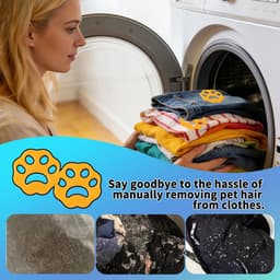 Solidchoice - Set van 16 Herbruikbare Huisdierhaarverwijderaars voor de Wasmachine — thumbnail 5