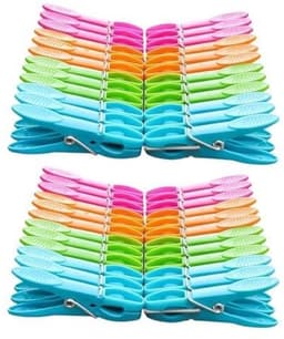 Solidchoice - Set van 24/48/60 Plastic Wasknijpers voor Buiten en Binnen — thumbnail 1