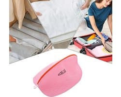1 Stuk-waszak- waszakjes met rits-waszakken voor wasgoed-mesh waszakken-waszakken-waszak klein -wasnet-waszakje bh-Waszakje Lingerie- wasmachine zakken-Beschermt Kleding-Anti-Vervorming