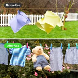 Wasknijpers, Kleren Pegs Voor Waslijn Met Duurzame Lente, 4 Kleuren Extra Sterke Waslijn Antislip Waspennen, Plastic Kleren Clips Voor Tuin, Ligstoelen Zonnestoelen Zwembad Stoelen — thumbnail 4