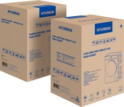 HYUNDAI - Daily Wash Wasmachine - 8 kg - 1200 Toeren - Energieklasse A - 12 Programma’s - Wit — thumbnail 5