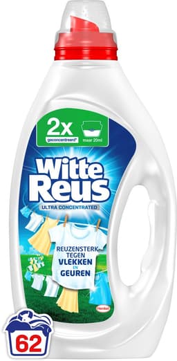 Witte Reus Ultra Concentrated Gel Wasmiddel | 2 x 62 wasbeurten | 124 wasbeurten | Voordeelverpakking — thumbnail 2