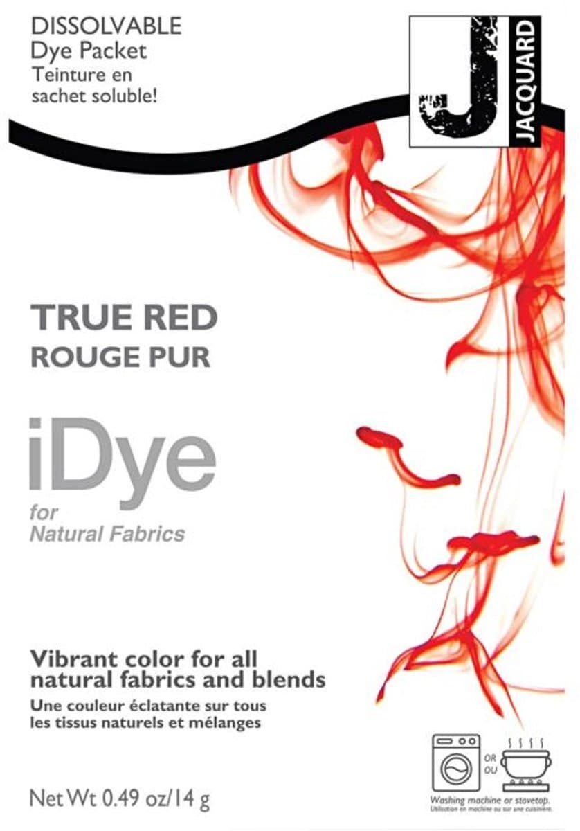 iDye Textielverf Rood - Kledingverf - Stoffenverf - Voor Katoen Zijde Linnen en Rayon - 14 gram — afbeelding 1