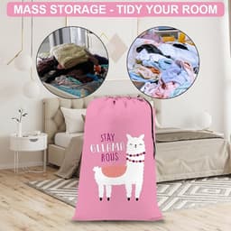 Waszak groot 61 x 91 cm - waterdicht Oxford stof - extra grote capaciteit - ideaal voor reizen - ShopVlot — thumbnail 2