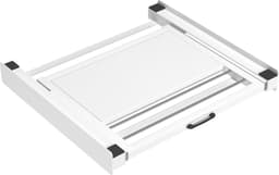 Wasdroger Spacer - Wasstapelaar Droger - Ruimte Besparen - Met Uitschuifbaar Rek - Universeel 60cm - Wit — thumbnail 5