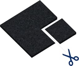 Compostemmer 5 liter - Actieve koolfilter - 165 x 165 mm - Vervangingsfilter voor geurcontrole - Geschikt voor compostemmers en kattenbakken — thumbnail 4