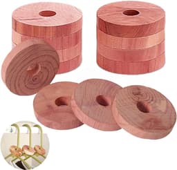 Natuurlijke Mottenvallen van Cederhout - 12 Stuks, Milieuvriendelijk, Effectieve Bescherming voor Voedsel en Kleding in de Kast — thumbnail 1