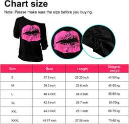 jaren 80 outfits kostuum accessoires voor vrouwen lippen print t-shirt kant hoofdband oorbellen ketting armband — thumbnail 4
