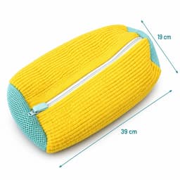 Schoenwaszak – 2 Stuks – Waszak voor Schoenen – Wasmachine & Droger – Voor Sneakers & Tennisschoenen – Herbruikbaar – Geel — thumbnail 5