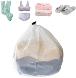 Netwaszakken 2 stuks - draagbaar - fijn net voor wasmachine - bescherming van delicate kleding - ShopVlot — thumbnail 5