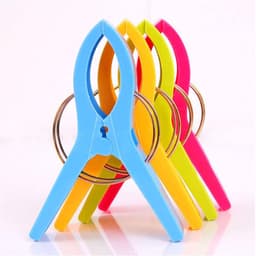 Dailygoods - 8 Stuks Grote Kledingdroogclips - Perfect voor Wasgoed en Strandhanddoeken — thumbnail 5