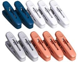 Waslijnpennen Set - Kledingklemmen Sokkenclips - Kleding Drogen - Anti-slip Windproof - 10 stuks - Gemengde Kleur