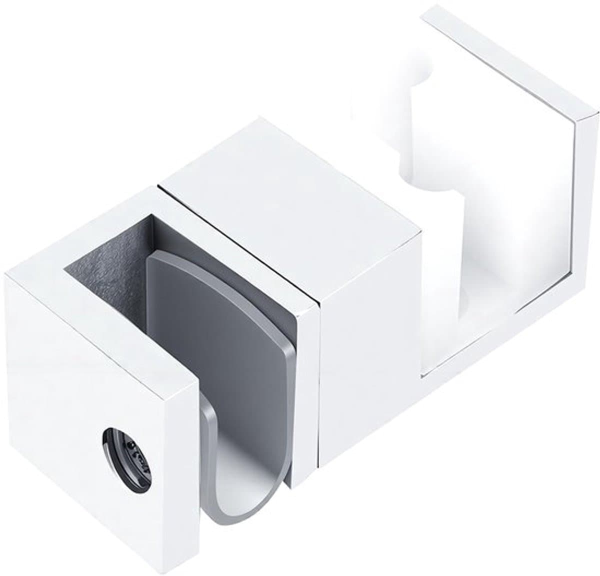 Schuifdeuronderhouder roestvrij staal - Deurbuffer - Instelbaar - Duurzaam - Hittebestendig - Verstelbare afmetingen 6x2x2 cm - Deurstopper — afbeelding 1