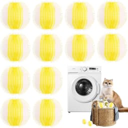 SnelShoppen - Dierenharen Verwijder Ballen voor Wasmachine en Drogen, Herbruikbare Lintballen voor Huisdieren, Ideaal voor Honden- en Kattenhaar, 1 St — thumbnail 1