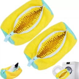 2 stuks schoenwaszak, wasmachine, herbruikbare waszak, anti-vervorming, schoenenzak, wasmachine, 360 graden - ShopVlot — thumbnail 1