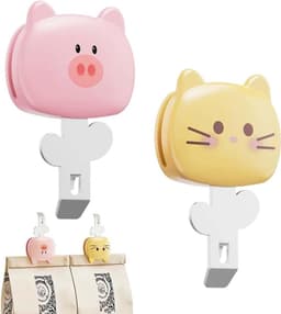 Voedselclips - Zaksluiters Keukenclips - Voedsel Vers Houden - 3-In-1 Multifunctioneel - 136 x 134 cm - Zilver — thumbnail 1
