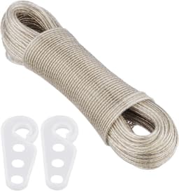 Extra sterke waslijn van 3mm x 50m, ideaal voor buitengebruik, tuin en kamperen, weerbestendig en duurzaam — thumbnail 1