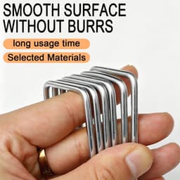 Omgoods - 100 Stuks U-vormige Grondankers voor de Tuin — thumbnail 5