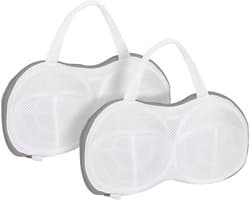 Consumerce® 2 Stuks BH Waszakken – Wit – Waszak – Wasgoed – Met Rits – Lingerie – Laundry Bag – Waszakje – Wasnet – Wasnetten – Wasnetje – Wassorteerder – Wasmachine - Waszakjes — afbeelding 1