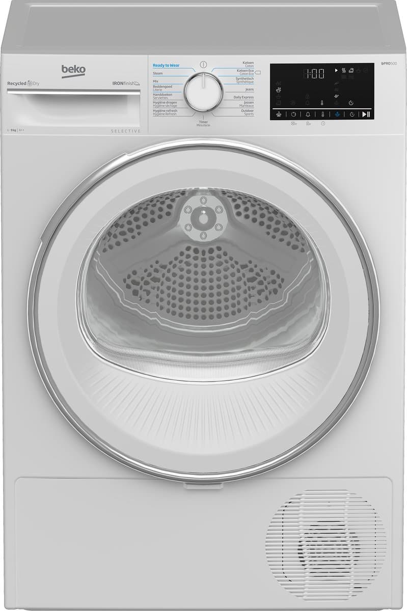 Aantal Programma’s x 15, 9kg, 64 dB, Wit, Warmtepomp — afbeelding 1