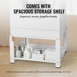 VEVOR Kledingdroger met Opbergvak, 28" x 28" x 16" Wasmachine Droger Standplatform, Universele Pasvorm, 500 lb Capaciteit, Multifunctionele Stalen Basis voor Wasmachine — thumbnail 4