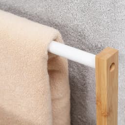 Handdoekenrek badkamer - Badkamer accessoires - Badkamerrek - Handdoekhouder - Droogrek - 48 cm x 25,8 cm x 94 cm — thumbnail 3