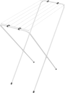 Urban Living Wasrek/droogrek - wit - metaal - 83 x 89 x 34 cm - staand — thumbnail 1