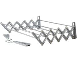 ABJ - droogrek - wasdroger, wandmodel, opvouwbaar, grijs, 100 cm — afbeelding 1