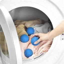 Drogerballen - Drogerballen voor wasdrogers - 4 Stuks Droger ballen - Wasdrogerballen - Blauw — thumbnail 3