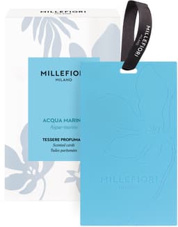 Millefiori Laundry - Geurkaarten - Acqua Marina - 3 stuks - Kast Parfum - Voor In De Kledingkast — thumbnail 1
