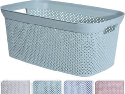 Storage Solutions wasmand - 35 liter - groen - 54 x 34 x 23 cm - Kunststof - Draagmand — thumbnail 3