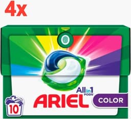 Ariel Color All-in-1 Pods 4 x 10 stuks — thumbnail 1