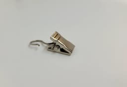 Jumada's - Gordijn- en handdoek- en theedoek-knijpers - RVS - Zilver - 10 stuks — thumbnail 1