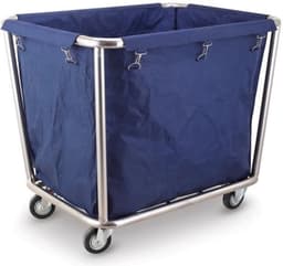 HENDI Wasgoed trolley – stalen frame – afneembare waszak – 4 wielen – 900x650x850 mm — thumbnail 2