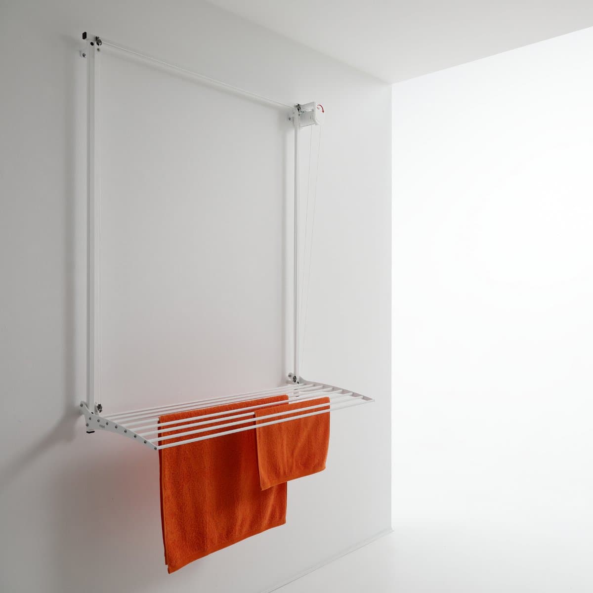 Foxydry Wall 108 cm White droogrek wandmontage -bediening rechts- Witte kleur - 108 x 52 x 137 cm — afbeelding 1