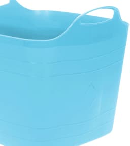 Excellent Houseware Flexibele emmer - blauw - 15 liter - kunststof - vierkant - 30 x 29 cm — thumbnail 2